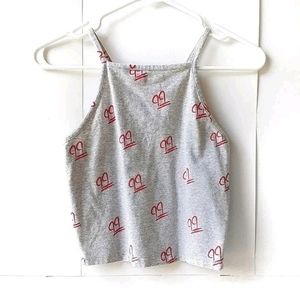 FOREVER 21 99 Emoji Sleeveless Crop Top Size Medium / Small